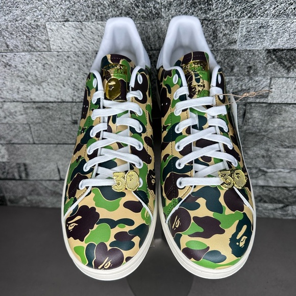 Adidas x BAPE Stan Smith 30th Anniversary Camo  - NEW - M10 main image 8